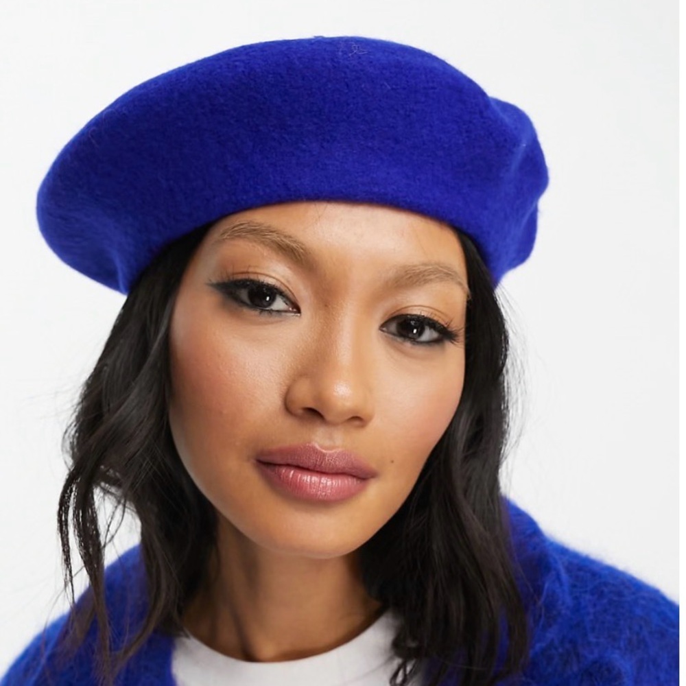 & Other Stories Royal Blue Beret